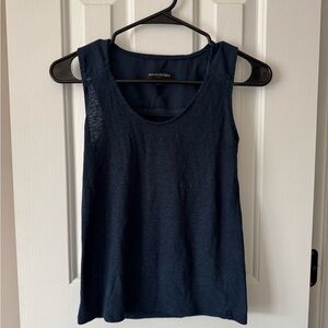Banana Republic Navy Scoop Neck Tank Top
